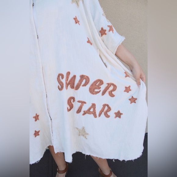 NWT Star Duster Dress Oli&Hali Boho Free - Picture 3 of 6